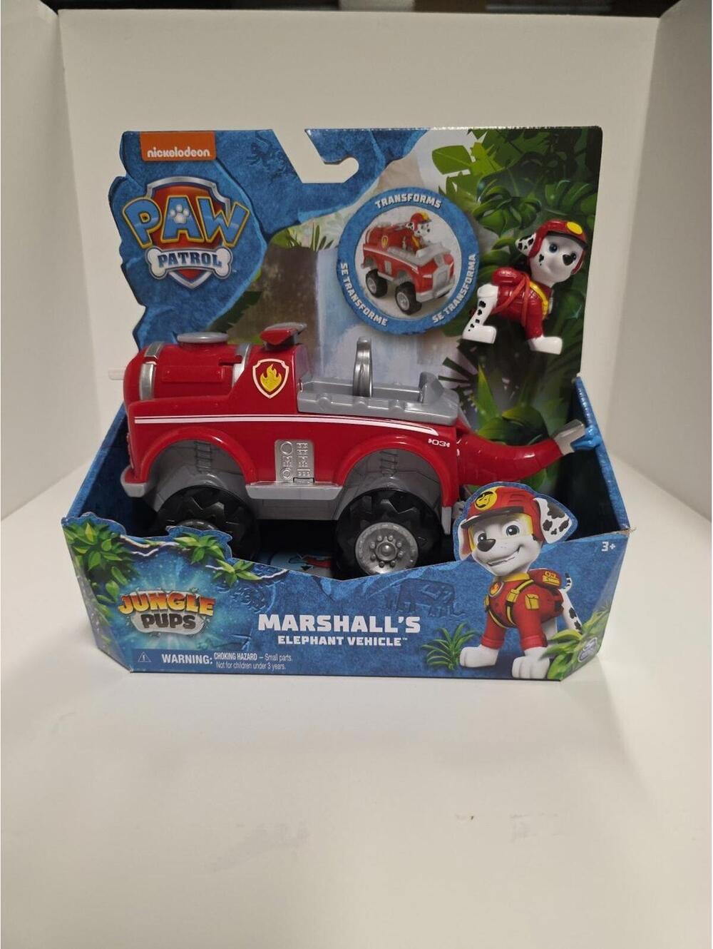Paw Patrol Jungle Pups Marshall's Transforming Elephant Vehicle New